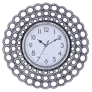 Imitation Metal Wall Clock Modern Design European Vintage Style Lacework Round Clocks Wall Watch Home Decor Silence 10"
Imitation Metal Wall Clock Modern Design European Vintage Style Lacework Round Clocks Wall Watch Home Decor Silence 10"