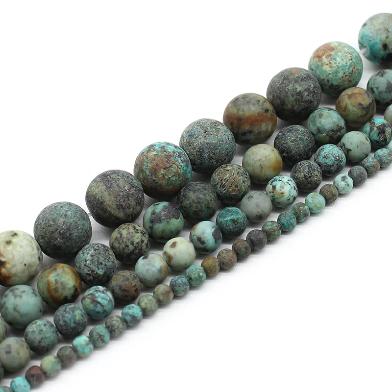 Natural Stone Beads Dull Polish Matte African Stone Round Loose Spacer Beads for Jewelry Making DIY Bracelet 4/6/8/10/12mm 15"
Natural Stone Beads Dull Polish Matte African Stone Round Loose Spacer Beads for Jewelry Making DIY Bracelet 4/6/8/10/12mm 15"