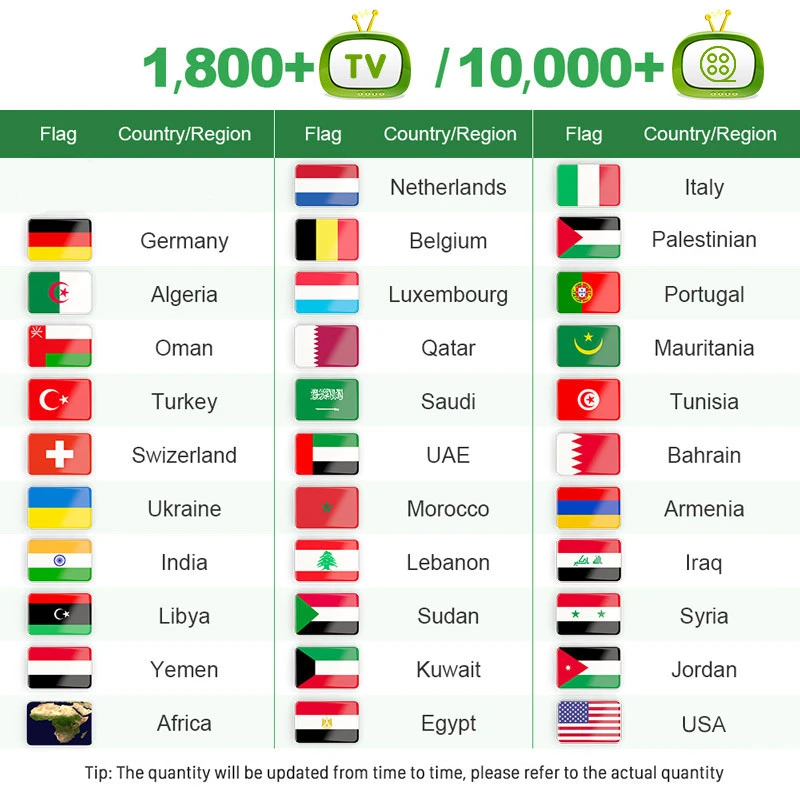 QHD Smart TV screen m3u Arabic Italy Netherlands Dutch Belgium Morocco Qatar support Android TV Smarters pro Smart tv M3u screen
QHD Smart TV screen m3u Arabic Italy Netherlands Dutch Belgium Morocco Qatar support Android TV Smarters pro Smart tv M3u screen