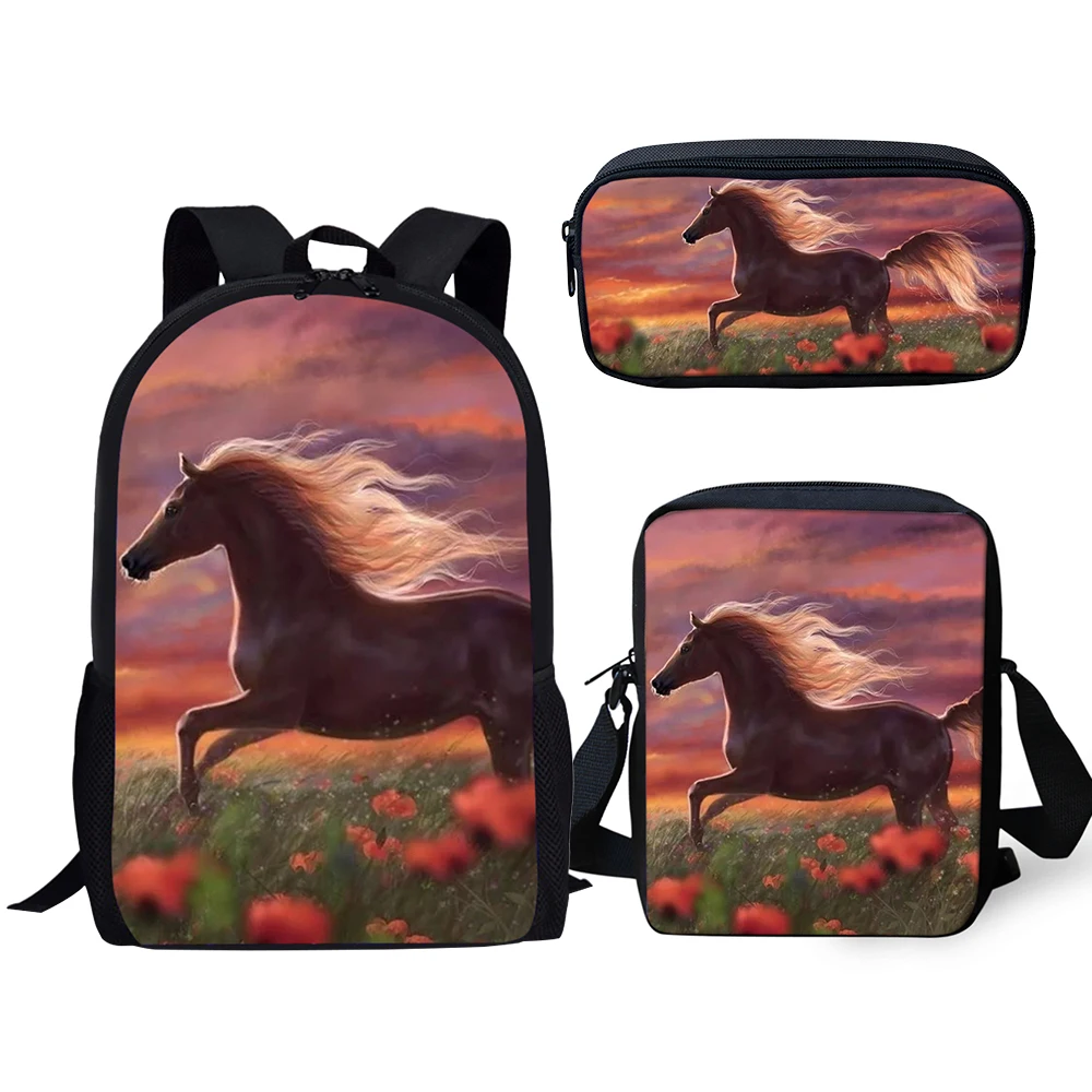 HaoYun Children's Backpack Fantasy Horse Pattern Kids School Bags Students Unicorn Prints Backpack/Flaps Bag/Pen Bag 3PCs Set
HaoYun Children's Backpack Fantasy Horse Pattern Kids School Bags Students Unicorn Prints Backpack/Flaps Bag/Pen Bag 3PCs Set