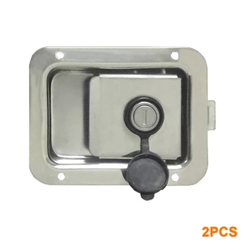 2pcs/pack Hardware Easy Install Door Stainless Steel Handle Paddle Latch Trailer With Keys Truck Tool Box Repairing Replacement
2pcs/pack Hardware Easy Install Door Stainless Steel Handle Paddle Latch Trailer With Keys Truck Tool Box Repairing Replacement