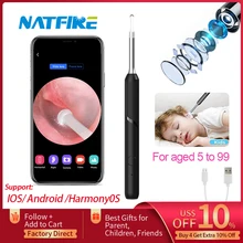 Wireless Ear Wax Removal Tool Camera Smart Visual Ear Cleaner FHD Ear Otoscope with 6 LED Lights IP67 WiFi Ear Cleaning Kit
Wireless Ear Wax Removal Tool Camera Smart Visual Ear Cleaner FHD Ear Otoscope with 6 LED Lights IP67 WiFi Ear Cleaning Kit