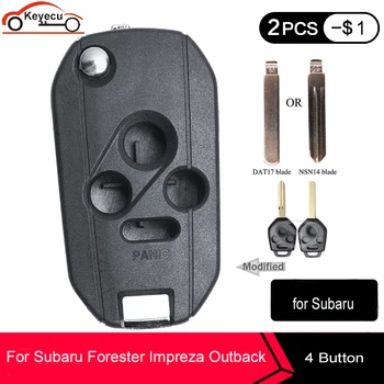 KEYECU Modified Folding Remote Car Key Shell Case Fob 3+1 4 Button for Subaru Legacy Forester Outback Impreza Tribeca
KEYECU Modified Folding Remote Car Key Shell Case Fob 3+1 4 Button for Subaru Legacy Forester Outback Impreza Tribeca