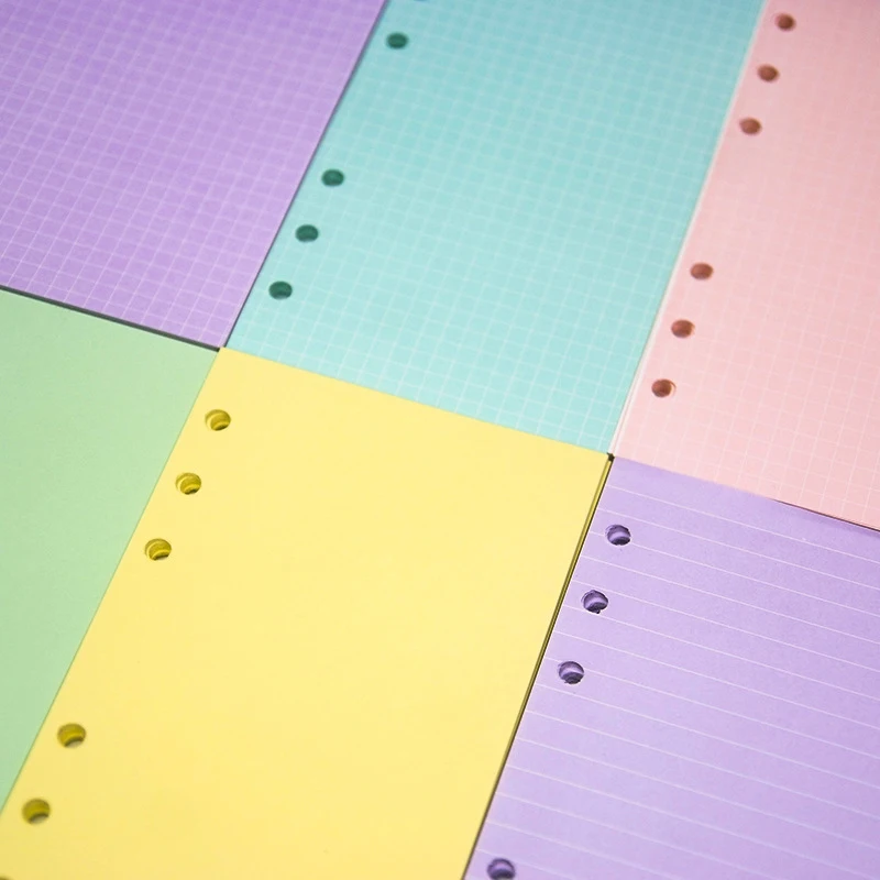 Spiral Notebook Fashion Colorful Notebook Accessories A6 Solid Color Planner Inners Filler Papers 40 sheet/ Set Inside
Spiral Notebook Fashion Colorful Notebook Accessories A6 Solid Color Planner Inners Filler Papers 40 sheet/ Set Inside