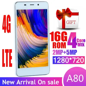 A80 smartphones 4G LTE quad core 2GB RAM 16GB ROM 5MP HD Camera android 6.0 mobile phones cheap celulars unlocked Global Version
A80 smartphones 4G LTE quad core 2GB RAM 16GB ROM 5MP HD Camera android 6.0 mobile phones cheap celulars unlocked Global Version