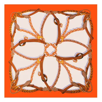 New hot silk scarf diamond chain 130cm women's twill silk large square scarf decoration Shawl Scarf
New hot silk scarf diamond chain 130cm women's twill silk large square scarf decoration Shawl Scarf