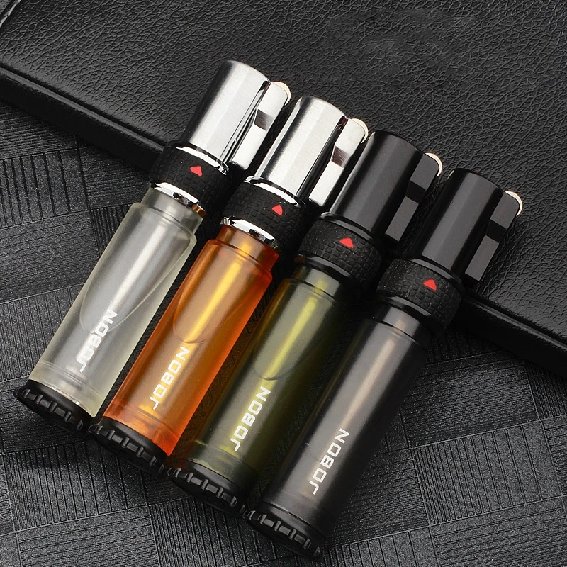 JOBON Gas Lighters Flame Metal 1300C Smoking Accessories Jet Butane Turbo Lighter Mini Flint Gadgets for Men Unusual lighters
JOBON Gas Lighters Flame Metal 1300C Smoking Accessories Jet Butane Turbo Lighter Mini Flint Gadgets for Men Unusual lighters