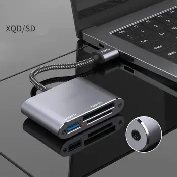Card Reader Multi-function High-speed 3-in-1 USB3.0 to USB3.0 Card Reader
Card Reader Multi-function High-speed 3-in-1 USB3.0 to USB3.0 Card Reader
