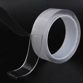 Thickened Nano transparent non-marking waterproof double-sided transparent tape Nano stick removable and washable reusable tape 
Thickened Nano transparent non-marking waterproof double-sided transparent tape Nano stick removable and washable reusable tape