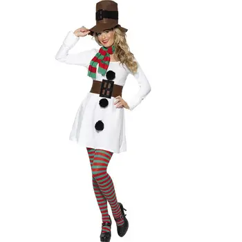 Snowman Christmas Costume Adult Womans Material Item Type Source Characters Brand Masquerade Performance party Parties festival
Snowman Christmas Costume Adult Womans Material Item Type Source Characters Brand Masquerade Performance party Parties festival