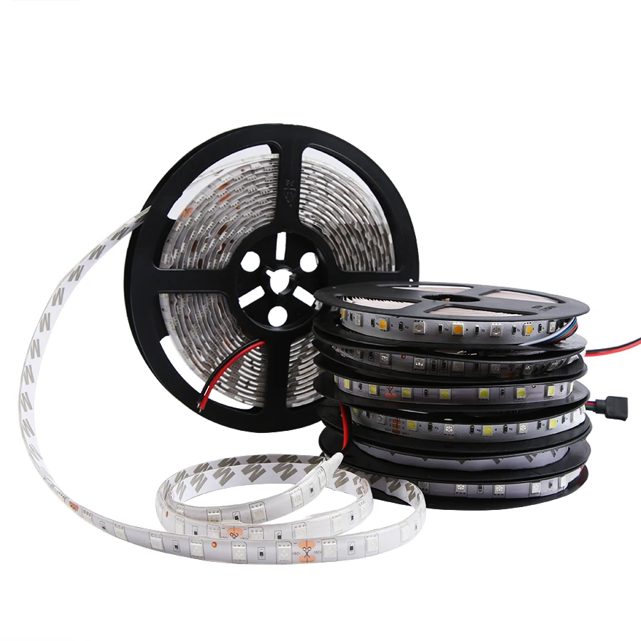 DC 12V 24V LED Strip Lighting Tape RGB RGBW RGBWW TV SMD 5050 60LED/M 5M RGB LED Light Strip 12V 24V Waterproof For TV Backlight
DC 12V 24V LED Strip Lighting Tape RGB RGBW RGBWW TV SMD 5050 60LED/M 5M RGB LED Light Strip 12V 24V Waterproof For TV Backlight
