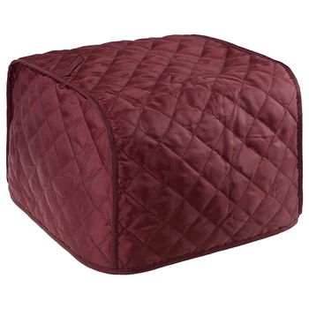 Polyester Quilted Four Slice Toaster Appliance Dust-Proof Cover (Red) 
Polyester Quilted Four Slice Toaster Appliance Dust-Proof Cover (Red)