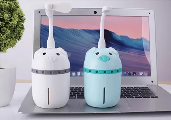 2019 Pig Mini Mist USB Air Humidifier with Colorful Lights 3 in 1 Ultrasonic Diffuser Essential Oil Mist Purifier for Car Home
2019 Pig Mini Mist USB Air Humidifier with Colorful Lights 3 in 1 Ultrasonic Diffuser Essential Oil Mist Purifier for Car Home