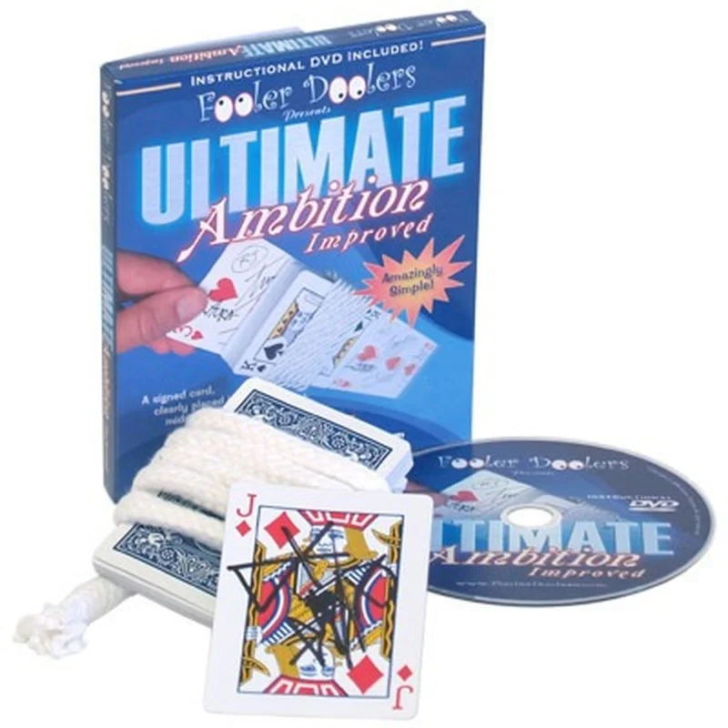 Ultimate Ambition Improved (DVD + Gimmick) Magic Tricks Card Routine Close Up Illusions Props Magician Bar Trick Street
Ultimate Ambition Improved (DVD + Gimmick) Magic Tricks Card Routine Close Up Illusions Props Magician Bar Trick Street