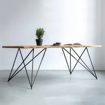 Simple Modern Home Solid Wood Dining Table Rectangular Golden Table Dining Restaurant Cafe Restaurant Dining Table
Simple Modern Home Solid Wood Dining Table Rectangular Golden Table Dining Restaurant Cafe Restaurant Dining Table