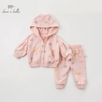 DBM11130 dave bella autumn baby girls fashion cat print hooded clothing sets kids cute long sleeve sets children 2 pcs suit
DBM11130 dave bella autumn baby girls fashion cat print hooded clothing sets kids cute long sleeve sets children 2 pcs suit