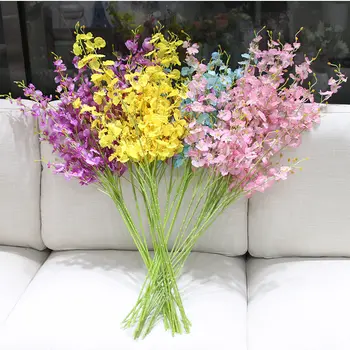 10pcs Artificial Flowers Oncidium DIY Artificial Butterfly Orchid Silk Flower Bouquet Phalaenopsis Wedding Home Decor Cymbidium 
10pcs Artificial Flowers Oncidium DIY Artificial Butterfly Orchid Silk Flower Bouquet Phalaenopsis Wedding Home Decor Cymbidium