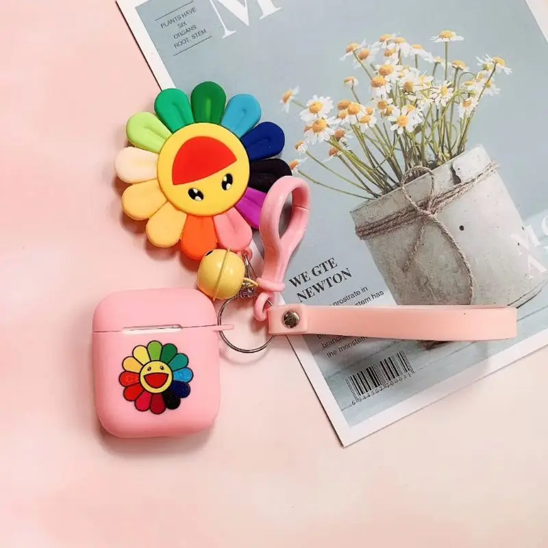 Colorful Sun Flower Pattern Protective Case Soft Silicone Cover Shell Protector for Apple Airpods Earphones Headset
Colorful Sun Flower Pattern Protective Case Soft Silicone Cover Shell Protector for Apple Airpods Earphones Headset