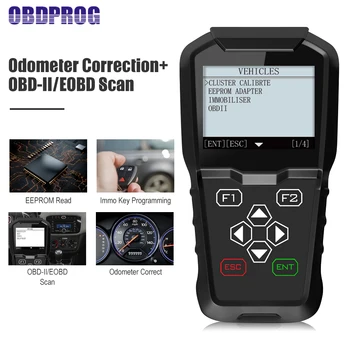 OBDPROG MT401 Odometer Correction Tool & OBD2 Code Reader Scanner Mileage Correction Adjustment Reset Car Diagnostic Tool
OBDPROG MT401 Odometer Correction Tool & OBD2 Code Reader Scanner Mileage Correction Adjustment Reset Car Diagnostic Tool