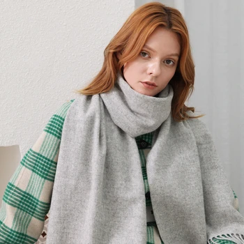 Thickened Pure Wool Scarf Long Versatile British Style Shawl 2020 Fxfurs Fashion Warm Pure Color in Autumn and Winter for Women
Thickened Pure Wool Scarf Long Versatile British Style Shawl 2020 Fxfurs Fashion Warm Pure Color in Autumn and Winter for Women