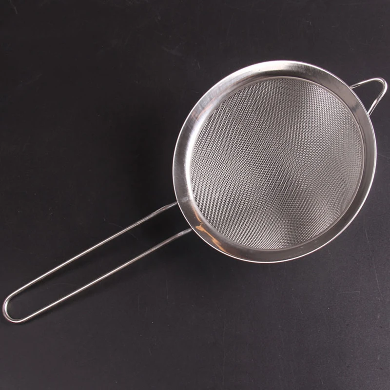 Stainless Steel Wire Fine Mesh Oil Strainer High Quality Flour Sifter Sieve Colanders DIY Kitchen Tools
Stainless Steel Wire Fine Mesh Oil Strainer High Quality Flour Sifter Sieve Colanders DIY Kitchen Tools