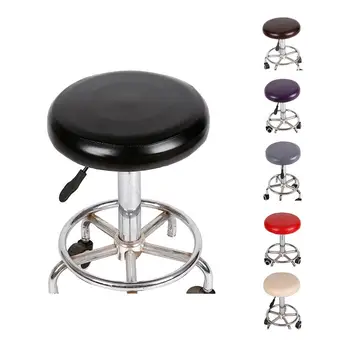 New Elastic PU Leather Round Stool Chair Cover Waterproof Pump Chair Protector Bar Beauty Salon Small Round Seat Cushion Sleeve
New Elastic PU Leather Round Stool Chair Cover Waterproof Pump Chair Protector Bar Beauty Salon Small Round Seat Cushion Sleeve