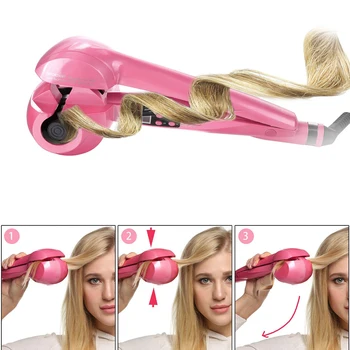 Digital Automatic Curling Iron Ceramic Roller Waver Machine Fast Heating Roller Curly Hair Lady Temperature Control Hair Curler
Digital Automatic Curling Iron Ceramic Roller Waver Machine Fast Heating Roller Curly Hair Lady Temperature Control Hair Curler