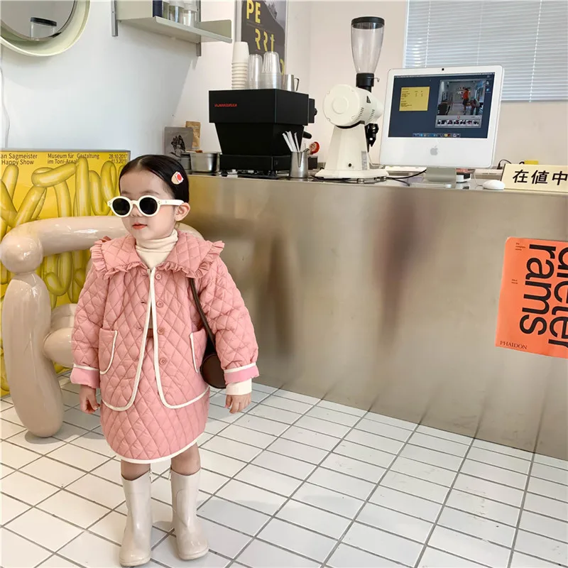 Girls Suit Coat+Skirt Cotton 2Pcs/Sets 2021 Charming Velvet Warm Winter Autumn Thicken Teenager Outdoor Children Clothing
Girls Suit Coat+Skirt Cotton 2Pcs/Sets 2021 Charming Velvet Warm Winter Autumn Thicken Teenager Outdoor Children Clothing
