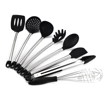 8Pcs/set Silicone Kitchenware Nonstick Stainless Steel Handle Turner Shovel Soup Spoon Cooking Tools Set BV789
8Pcs/set Silicone Kitchenware Nonstick Stainless Steel Handle Turner Shovel Soup Spoon Cooking Tools Set BV789