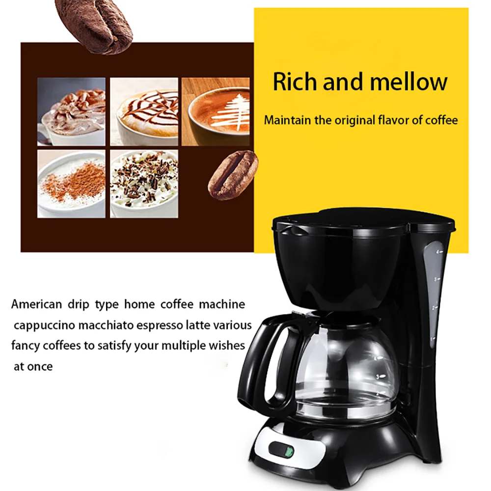 Coffee Maker Home Electric High Power Espresso Coffee Machine Fully Automatic Temperature Protection Multifunctional Adjustable
Coffee Maker Home Electric High Power Espresso Coffee Machine Fully Automatic Temperature Protection Multifunctional Adjustable