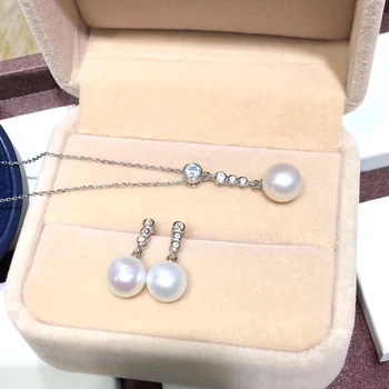 Trendy Design 925 Silver Pearl Pendant and Earrings Settings Findings Base Jewelry Set Mountings Parts for Pearls Beads
Trendy Design 925 Silver Pearl Pendant and Earrings Settings Findings Base Jewelry Set Mountings Parts for Pearls Beads