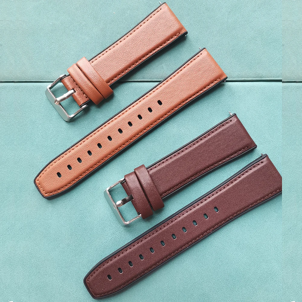 Ремешок кожаный 20 мм для Samsung Galaxy Watch 4 Classic 42 мм 46 мм, браслет для смарт-часов Galaxy watch 4 40 мм 44 мм 
Ремешок кожаный 20 мм для Samsung Galaxy Watch 4 Classic 42 мм 46 мм, браслет для смарт-часов Galaxy watch 4 40 мм 44 мм