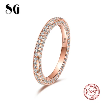 New Listing 100% 925 sterling silver Rose Gold men Ring with Clear Cz wedding rings for women trendy Jewelry Valentine gift 2019
New Listing 100% 925 sterling silver Rose Gold men Ring with Clear Cz wedding rings for women trendy Jewelry Valentine gift 2019