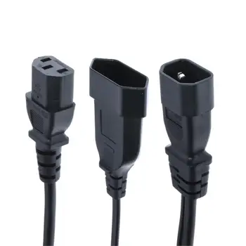 Y Type Splitter Power Cord ,IEC320 C14 Plug 3-Prong Male Power Cable Cord AC Power Adapter to C13+ CEE7/16 2Pin Female Socket
Y Type Splitter Power Cord ,IEC320 C14 Plug 3-Prong Male Power Cable Cord AC Power Adapter to C13+ CEE7/16 2Pin Female Socket