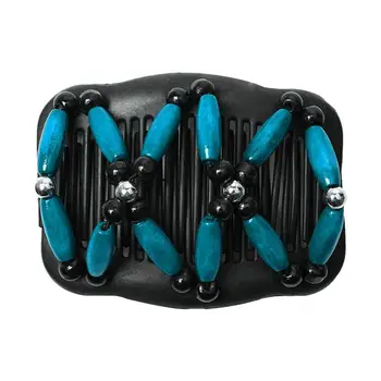 Portable Retro Double Beaded Hair Magic Comb Clip Beads Elasticity Hairpin Stretchy Hair Combs Pins For Women Hair Accessories
Portable Retro Double Beaded Hair Magic Comb Clip Beads Elasticity Hairpin Stretchy Hair Combs Pins For Women Hair Accessories