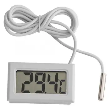Refrigerator Freezer Chiller Digital LCD Thermometer with 1m Probe White Digital LCD Thermometer
Refrigerator Freezer Chiller Digital LCD Thermometer with 1m Probe White Digital LCD Thermometer