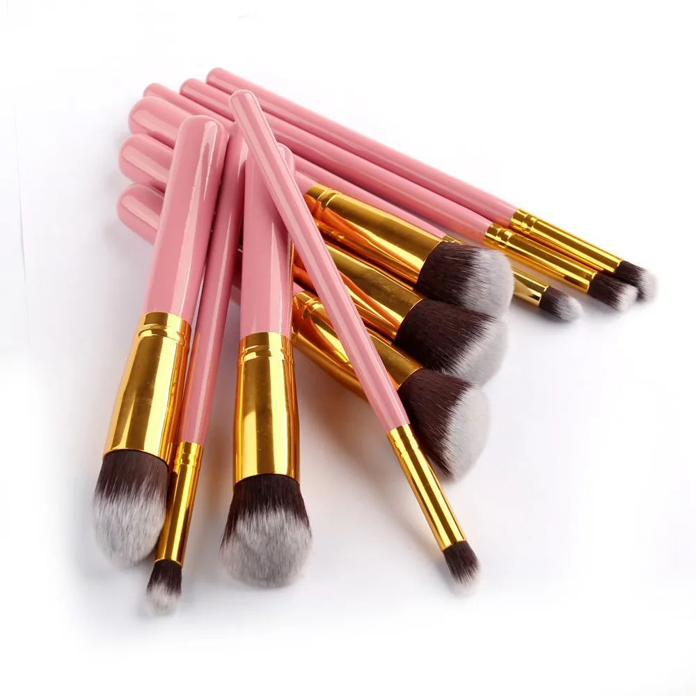 10Pcs Brushes Fashion Portable Multifunctional Soft Brush Set 3.5CM Wood Makeup Tool Total Length 13CM Makeup Brushes T0648
10Pcs Brushes Fashion Portable Multifunctional Soft Brush Set 3.5CM Wood Makeup Tool Total Length 13CM Makeup Brushes T0648
