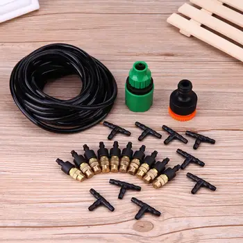 5M Drip Irrigation Kit Automatic Watering Garden Hose Kits Spray Head with 4/7mm Tee Connector Plants Spray Hose Watering Kit
5M Drip Irrigation Kit Automatic Watering Garden Hose Kits Spray Head with 4/7mm Tee Connector Plants Spray Hose Watering Kit