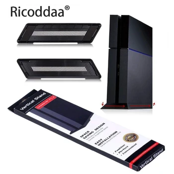 Vertical Stand For PS4 Built-in Cooling Vents and Non-slip Feet Steady Base Mount For Sony Playstation 4 Game Console Accessory 
Vertical Stand For PS4 Built-in Cooling Vents and Non-slip Feet Steady Base Mount For Sony Playstation 4 Game Console Accessory