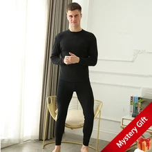 

Winter Constant Temperature Thermal Underwear for Men Ultrathin Elastic Thermo Slim Underwears Sets Seamless Casual Long Johns