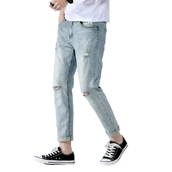 2019 New Spring summer Man Slim Holes Jean Men Retro Fashion Jeans Male Personal Amazing Casual Denim Quality Pant
2019 New Spring summer Man Slim Holes Jean Men Retro Fashion Jeans Male Personal Amazing Casual Denim Quality Pant