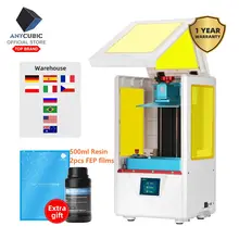 Anycubic photon-s lcd 3d 프린터 빠른 슬라이스 405nm 매트릭스 자외선 이중 z 축 sla 3d 프린터 photons 업그레이드 된 uv 모듈(China)