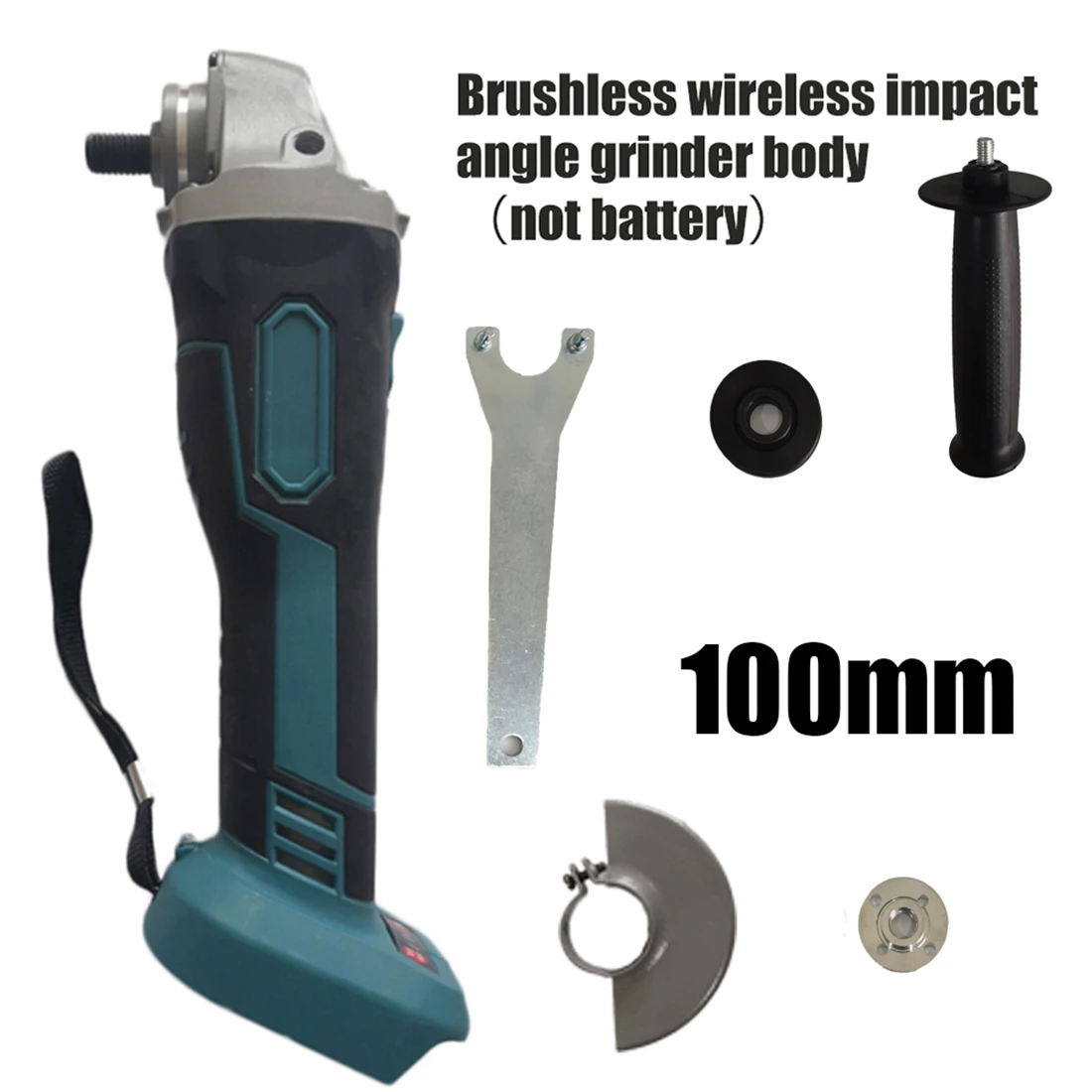 100mm 18V Brushless Wireless Impact Angle Grinder Head Tools Kit Without Battery 100-240V AC 50 / 60Hz High Quality Material
100mm 18V Brushless Wireless Impact Angle Grinder Head Tools Kit Without Battery 100-240V AC 50 / 60Hz High Quality Material