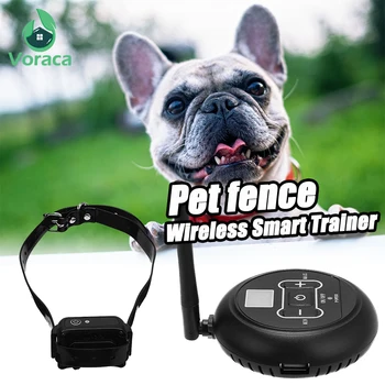 Wireless Pet Electric Fence System Radius 20~500m Smart Shock Bark Stopper Waterproof Dog Training Collar Device Sound Pet
Wireless Pet Electric Fence System Radius 20~500m Smart Shock Bark Stopper Waterproof Dog Training Collar Device Sound Pet