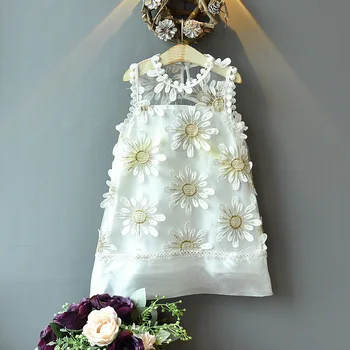Girls Dresses Summer Girl Party Dress Sleeveless Elegant Floral Embroidery Kids Girl Princess Dress Children Sweet Dresses
Girls Dresses Summer Girl Party Dress Sleeveless Elegant Floral Embroidery Kids Girl Princess Dress Children Sweet Dresses