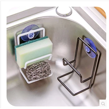 Kitchen Bathroom Double Drain Rack Suction Cup Multi-Purpose Sponge Rack Dish Washer Soap Storage Sink Sponge Brush Holder
Kitchen Bathroom Double Drain Rack Suction Cup Multi-Purpose Sponge Rack Dish Washer Soap Storage Sink Sponge Brush Holder