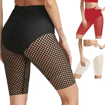 Women See Through Fishnet Shorts Legging Mesh Sheer Hollow Out Pant Cycling Bikini Beach Cover Up High Waist Swimwear
Women See Through Fishnet Shorts Legging Mesh Sheer Hollow Out Pant Cycling Bikini Beach Cover Up High Waist Swimwear