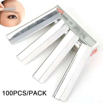 100pcs Eyebrow Razor Stainless Steel Microblading eyebrow trimmer Brow Shaving Trimmers Make Up Tools
100pcs Eyebrow Razor Stainless Steel Microblading eyebrow trimmer Brow Shaving Trimmers Make Up Tools