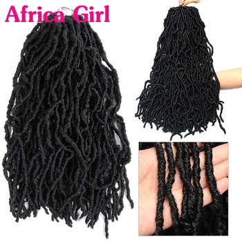 Africa Girl 18" Nu Locs Bug Goddess Faux Boho Empress Locs 85g/pcs Synthetic Crochet Braids Hair Extensions Nu Locs
Africa Girl 18" Nu Locs Bug Goddess Faux Boho Empress Locs 85g/pcs Synthetic Crochet Braids Hair Extensions Nu Locs