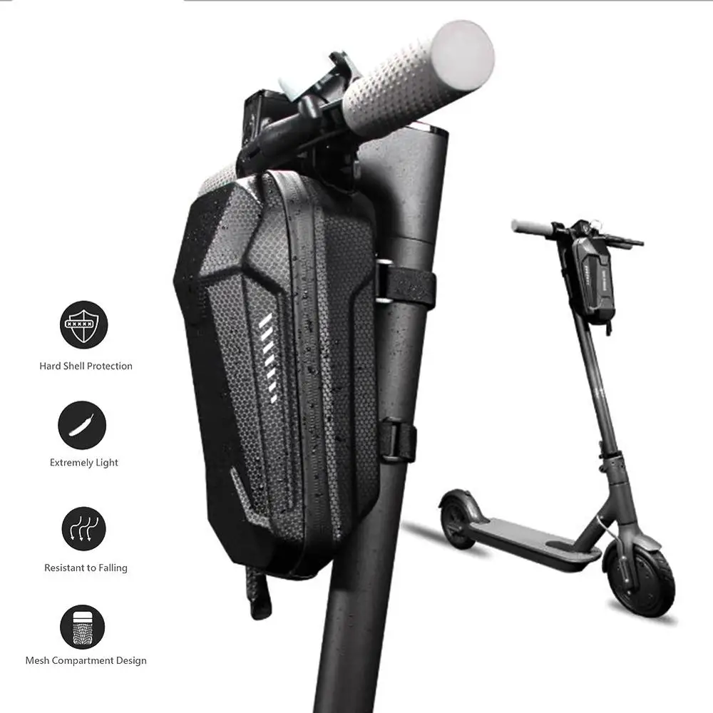 Scooter Storage Bag Waterproof Large Volume Electric Scooter Front Hanging Bag Hard Shell Material Fit for Carring Charger Tools
Scooter Storage Bag Waterproof Large Volume Electric Scooter Front Hanging Bag Hard Shell Material Fit for Carring Charger Tools